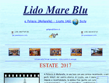 Tablet Screenshot of lidomareblu.com